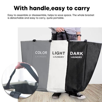 Foldable Dirty Laundry Basket Home Large Dirty Clothes Laundry Hamper Storage Bag Clothes Storage Laundry Sorter Bin