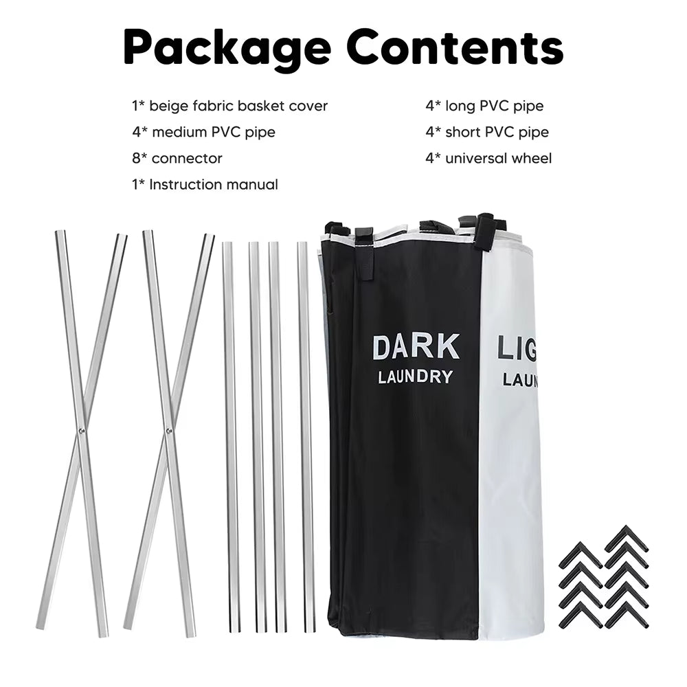 Foldable Dirty Laundry Basket Home Large Dirty Clothes Laundry Hamper Storage Bag Clothes Storage Laundry Sorter Bin