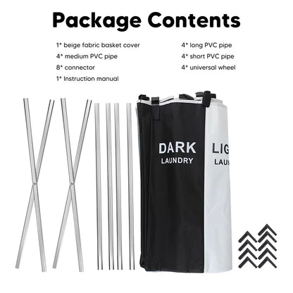 Foldable Dirty Laundry Basket Home Large Dirty Clothes Laundry Hamper Storage Bag Clothes Storage Laundry Sorter Bin